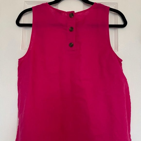 J. Crew Button-Back Shell Tanktop - Picture 2 of 4